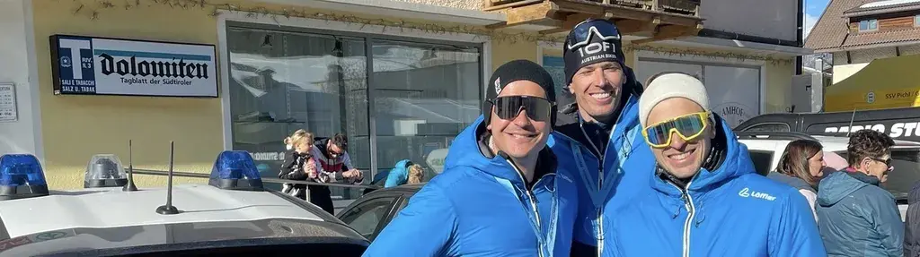 Biathleten in Italien